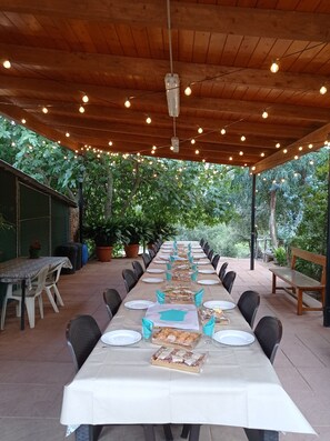 Restauration en plein air