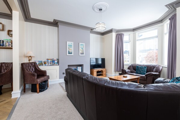 Smart TV, video games, DVD player, books