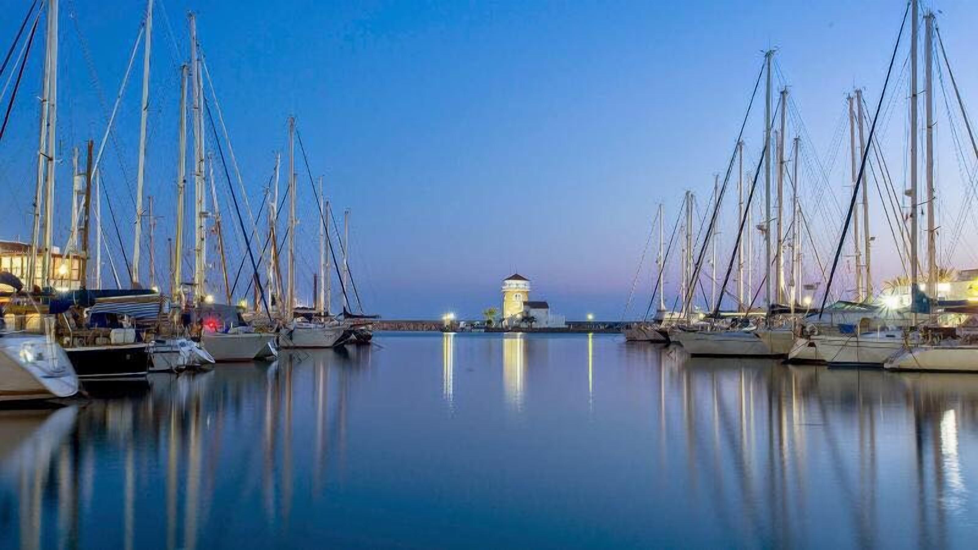Beautiful image of the Port,  a stones throw away from the apartment.