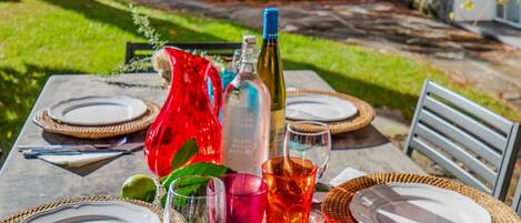 Opções para refeição ao ar livre