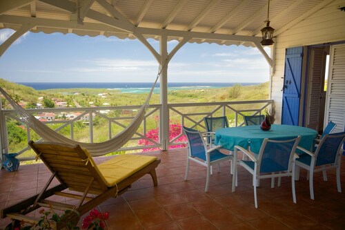 Sainte Anne:  Creole Villa with Wonderful view on sea and islets CapChevalie
