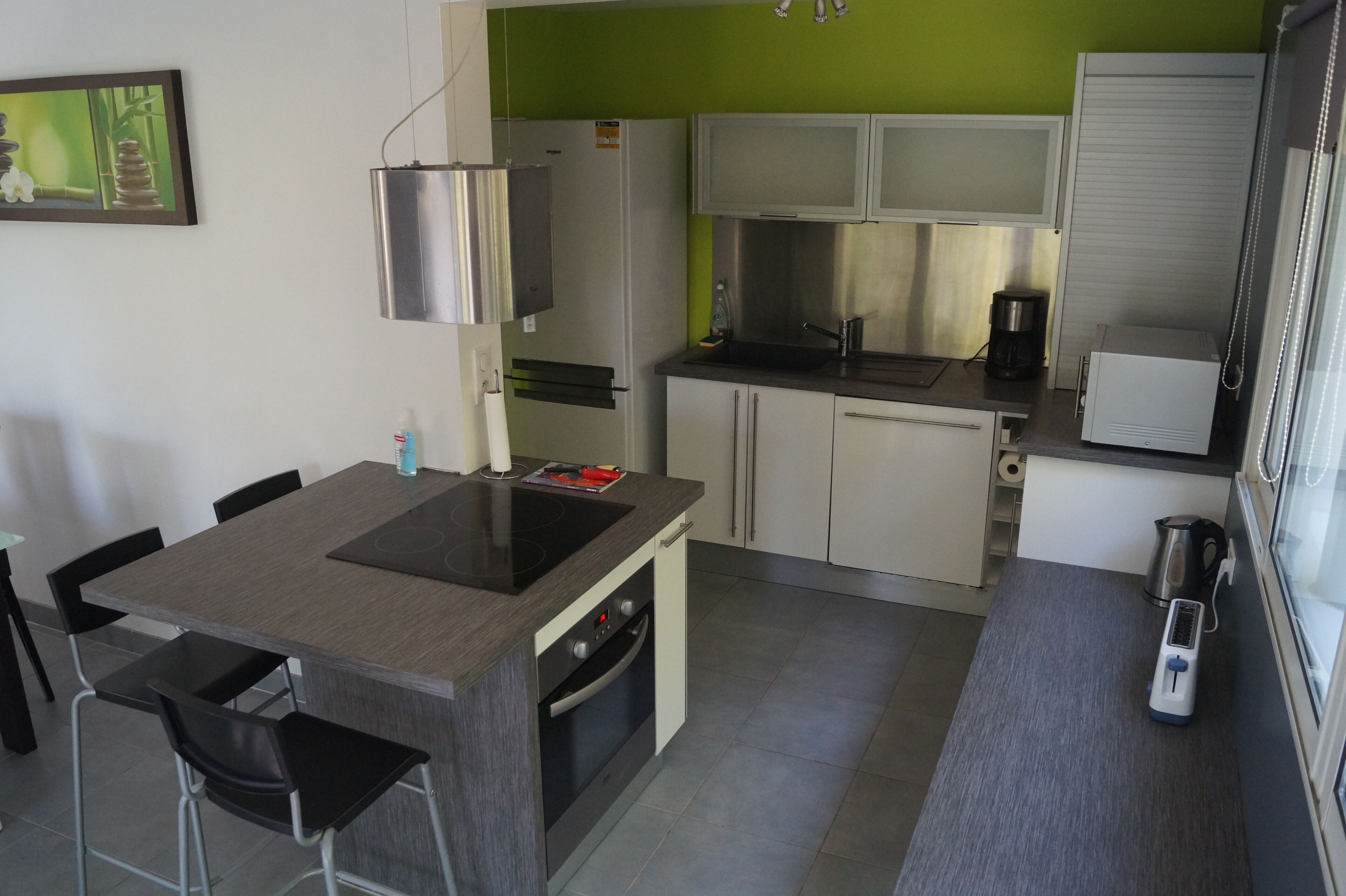 Modern house with swimming pool close to the beach