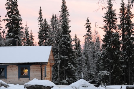 Exterior. Cabin 4 people on Galå Fjällgård