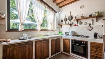 KĂŒhlschrank, Mikrowelle, Ofen, Herdplatte