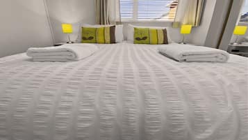 2 habitaciones, tabla de planchar con plancha y cuna de viaje
