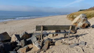 Vlak bij het strand