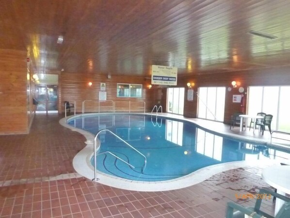Indoor pool, a heated pool