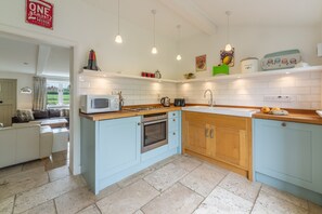 Microwave, dishwasher, highchair