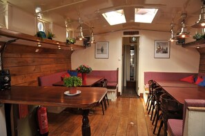 Dining - Historic Sailing Barge Liberté, Amsterdam, Groups 20, From €77 p.p./night (Weesp)