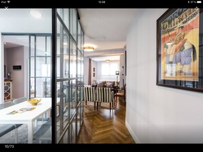 Dining - Seville center, large penthouse with terrace and 3 double bedrooms (Sevilla)