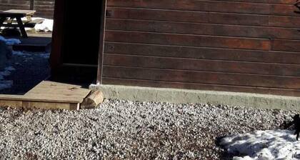 #Chalet indépendant, mezzanine, jardin clos, terrasse, parking, face Mont-Blanc