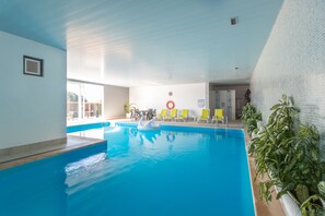 Indoor pool, a heated pool