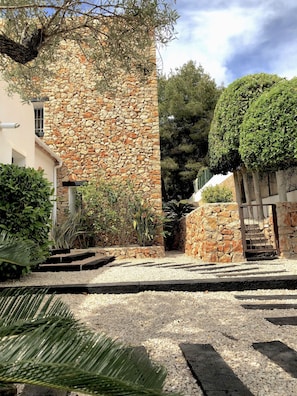 Property grounds - Villa Serena Pines • Ibiza-Style Architect Villa with Private Pool near Moraira (Benissa)