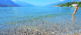 BELLAGIO NEAR THE LAKE, A STYLISH APARTMENT, GARDEN, PARKING RELAXING POSITION