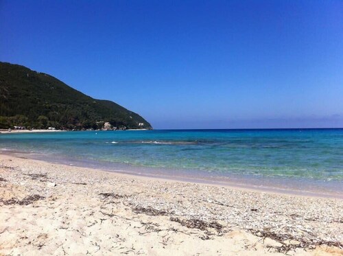 Aeriko-Gorgona Beachfront Villa with Stunning View and Private Pool