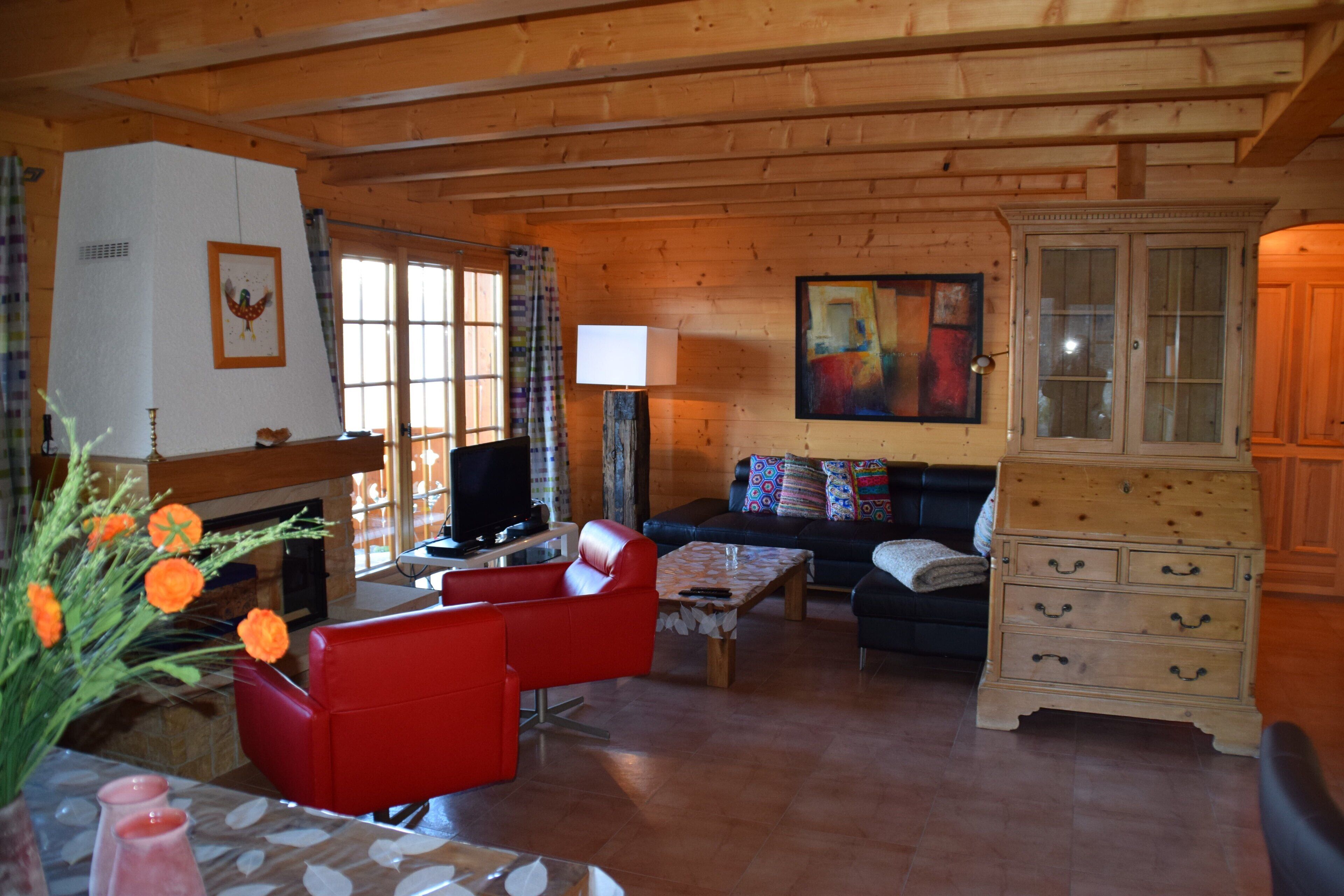 TV connectée, cheminée