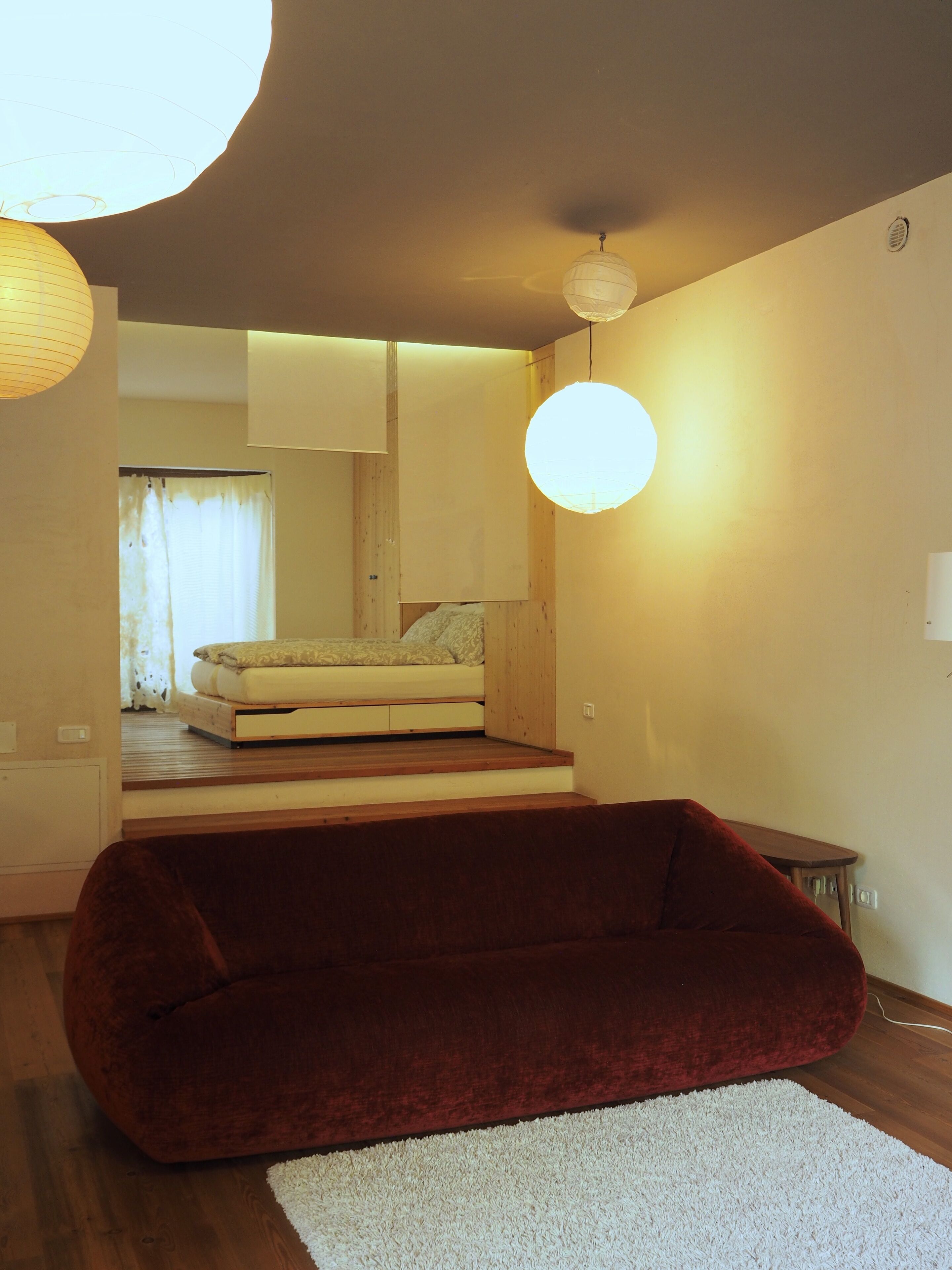 Armonioso, comodo e luminoso open space al piano terra. Dolomite's Sound