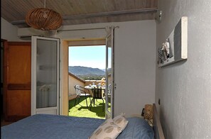 1 bedroom, iron/ironing board, travel crib, free WiFi