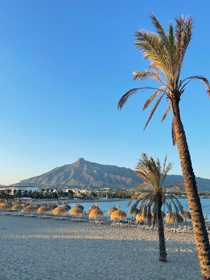 Beach nearby, beach towels