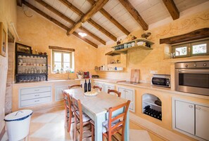 Fridge, microwave, oven, stovetop - Secluded wonderful Villa, 50m2 pool, perfect for families and large groups (Pazin)