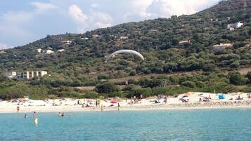 Accommodatie ligt op het strand