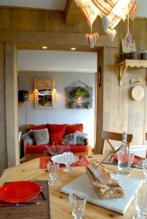 Dining - Les Arcs 1800: charming apartment in residence (Bourg-Saint-Maurice)