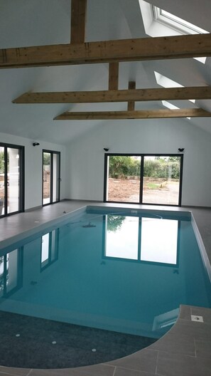 Indoor pool, a heated pool