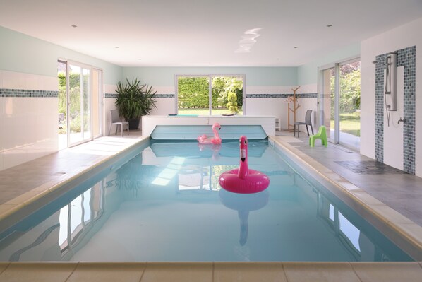 Piscine couverte, piscine chauffée