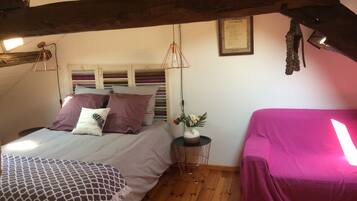 3 slaapkamers, een kluis op de kamer, een strijkplank/strijkijzer