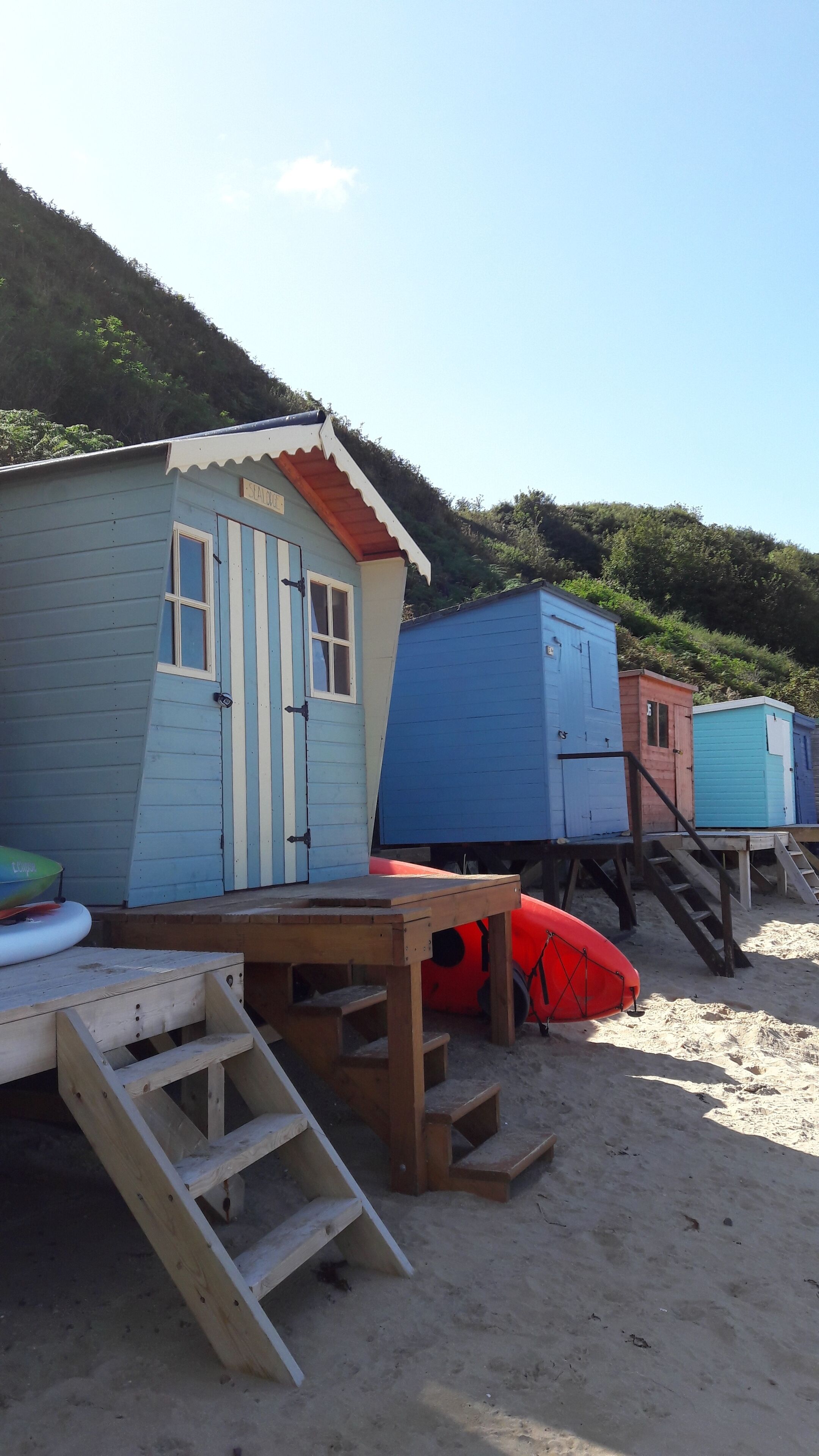 Beach hut available from May-Aug 