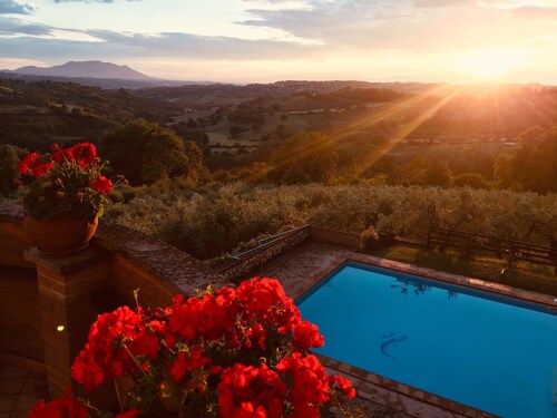 Villa mit Private Pool und fantastischer Aussicht!8% RABBAT AUF DIE 2° WOCHE 