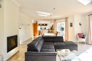 Fernseher, Kamin