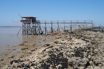 Casa con jardín cerca de la playa de Pontaillac (escuela de surf + casino)