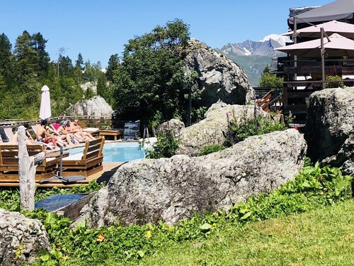 SKIVILLAROGER - CHALET LES ARCS - 4 BAIES ENSUITE HOT TUB EXTÉRIEUR ET TERRACE