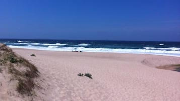 Vlak bij het strand