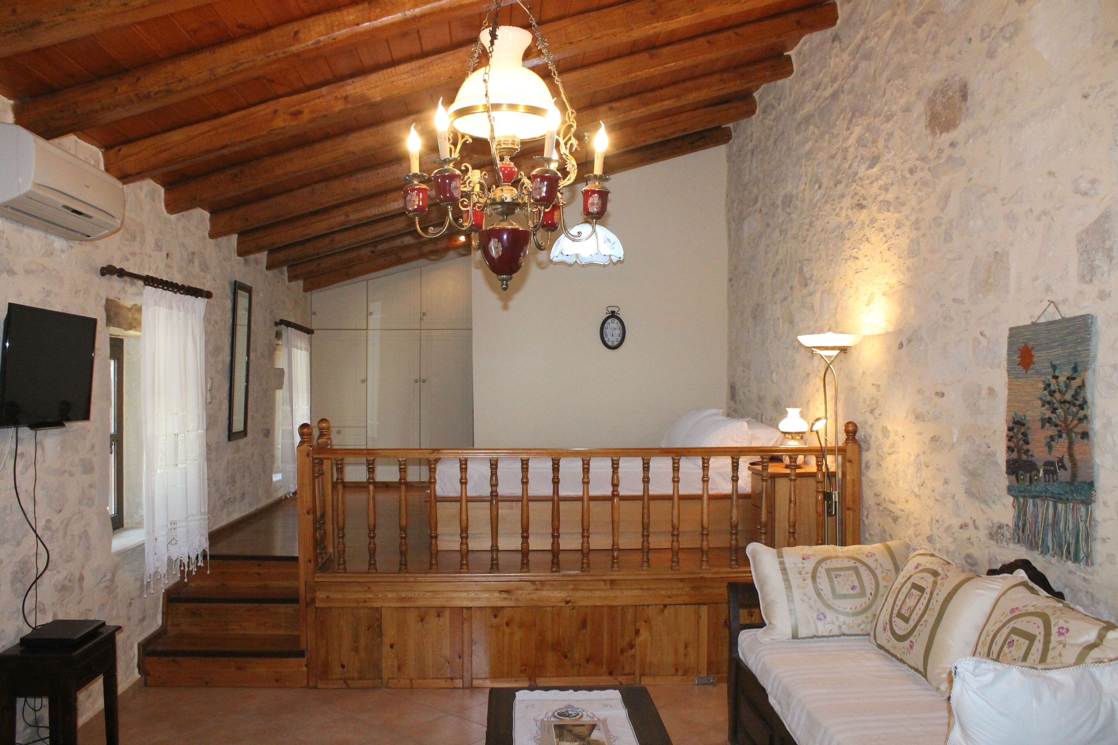 200 Year Old Converted Barn in mountain village location near to Panormo, Crete