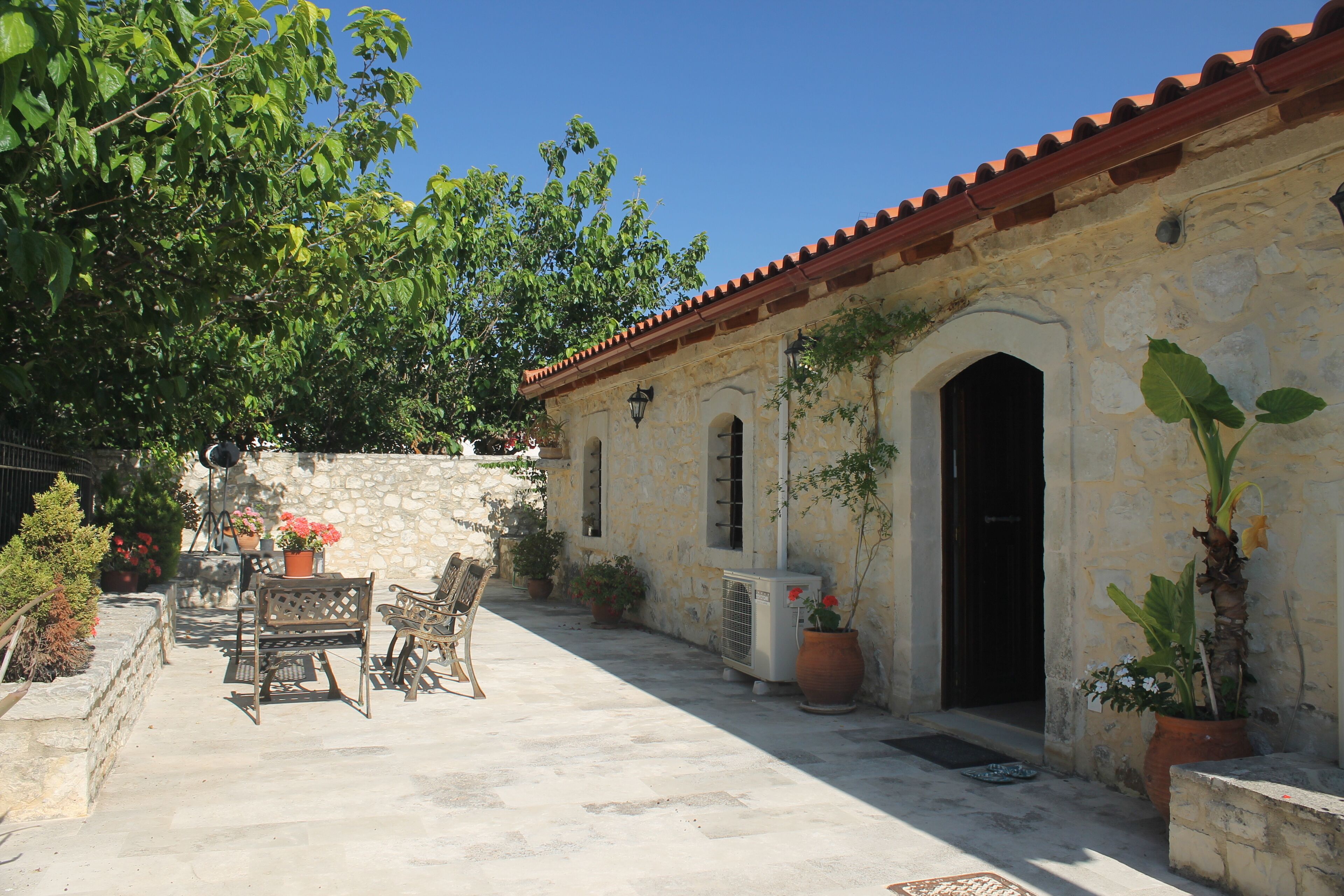 200 Year Old Converted Barn in mountain village location near to Panormo, Crete