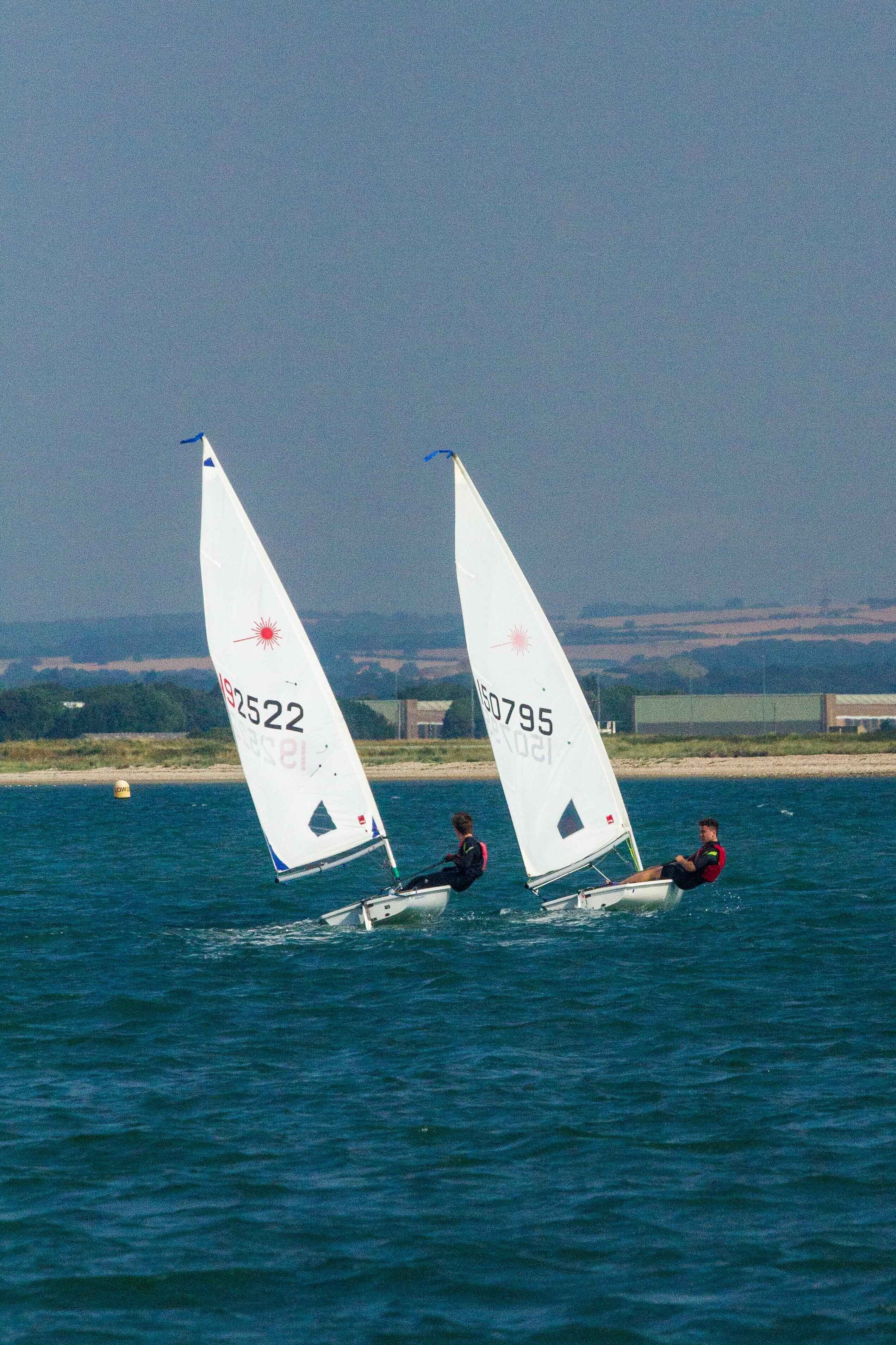 Sailing off East Head