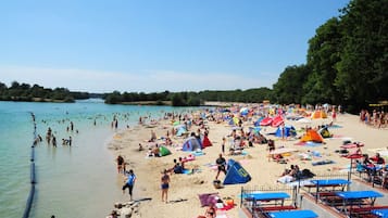 Tæt på stranden