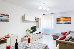 Smart TV, video game console, books