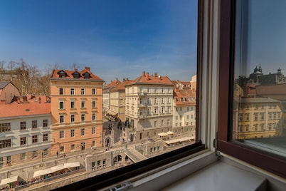 Ljubljana Old Town, Beautiful Top floor apartment with Elevator