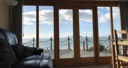 Penty Buwch Holiday Barn con vistas al mar