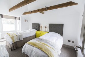 3 bedrooms, iron/ironing board, travel cot, WiFi