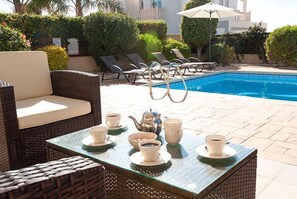 Pool - Skytrees Villa - 4 Bed, 3 Bath Villa with Private Pool near the Sea. Walk to Tavernas (Peyia)