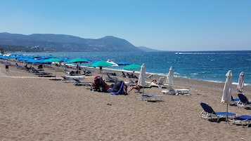 Beach nearby, beach towels