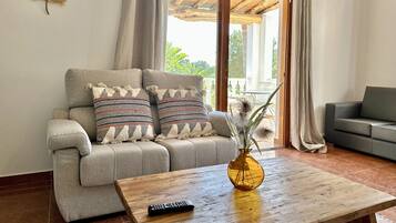 TV, fireplace, foosball, table tennis