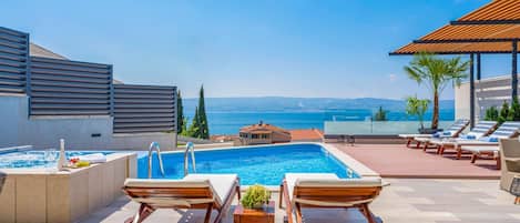 Una piscina climatizada