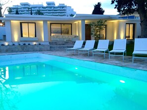 Piscine couverte, piscine chauffée