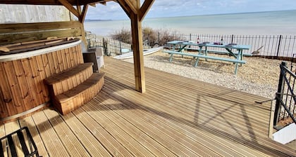Meerblick über die Küste von Dawlish