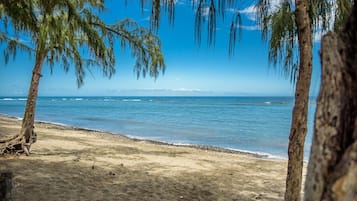 Plage à proximité, chaises longues